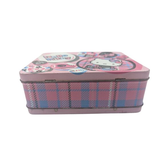 Hello Kitty Plaid Metal Lunchbox & Thermos Set Pink/Multicolor - Picture 12 of 12
